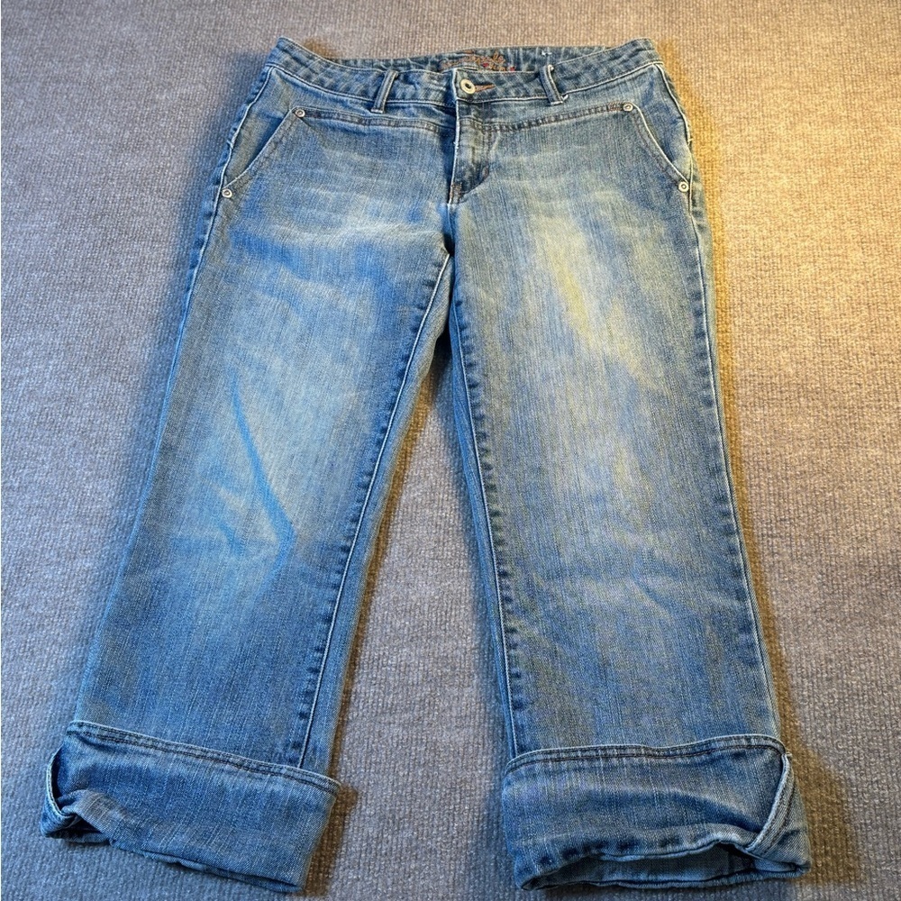South Pole Light Blue Women's Cropped Jeans 1236